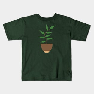 Boho Potted Plant Kids T-Shirt